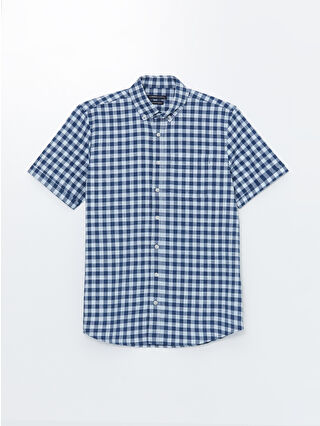 Blue Checked