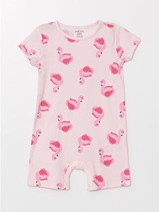 Açık Pembe Baskılı