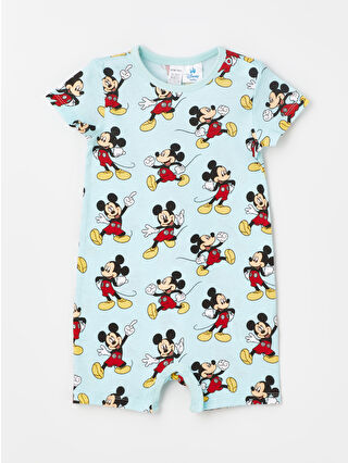 Açık Suyeşili Baskılı