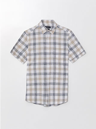 Beige Checked
