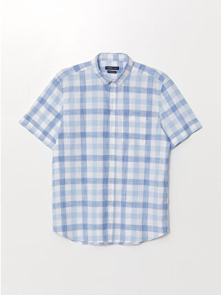Blue Checked