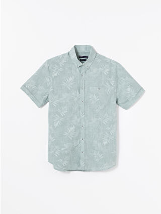 Aqua Green Printed