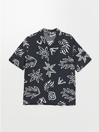 Navy Printed