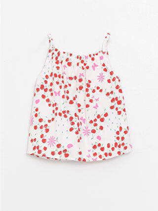 لون أبيض مطبوع