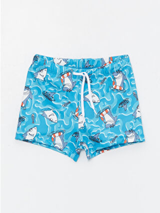 لون فيروزي باهت مطبوع