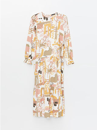 لون مرجاني فاتر مطبوع