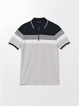 لون خوخي مخطط