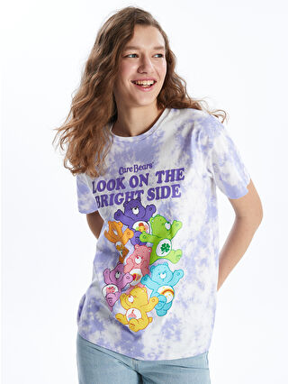 トップス __8 bbbbbbbbb XSIDE Crew Neck Care Bears Printed Short Sleeve Women's T