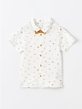 Açık Bej Baskılı