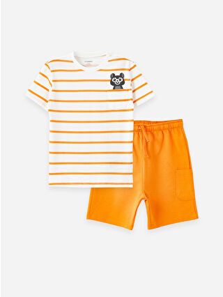 لون كريمي مطبوع