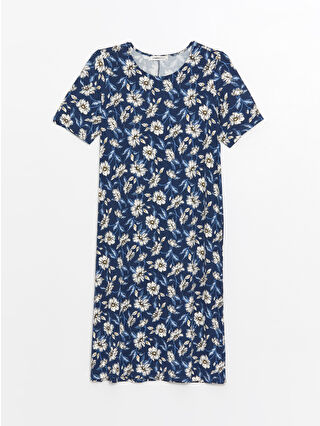 لون كحلي ساطع مطبوع