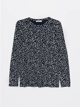 Navy Printed