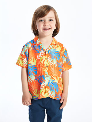 Bright Orange Printed