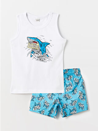 Turquoise Printed