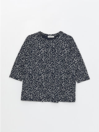 Navy Printed