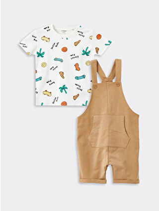 لون كريمي مطبوع