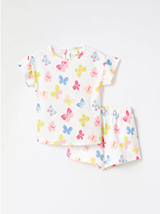 لون كريمي مطبوع