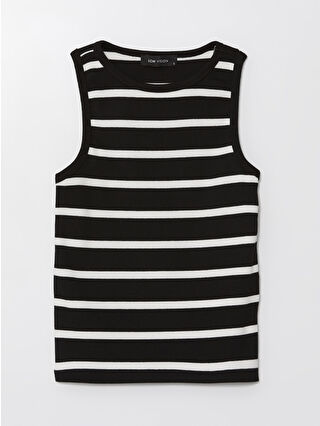 لون فانيلا مخطط