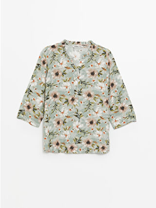 Mint Green Printed
