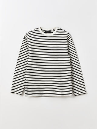 لون فانيلا مخطط