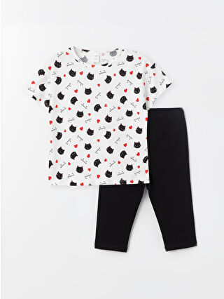 لون كريمي مطبوع