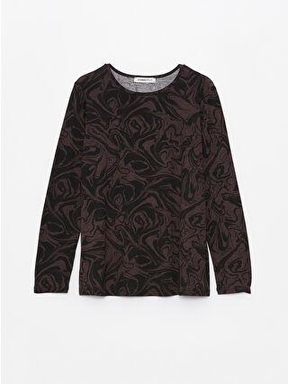 Brown Printed