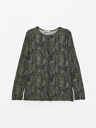 Dark Green Printed