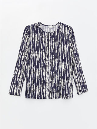 Bright Navy Printed