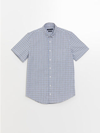 Indigo Checked