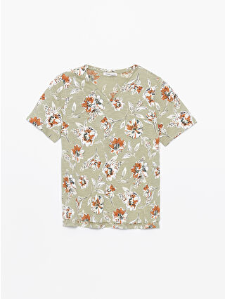 Khaki Printed
