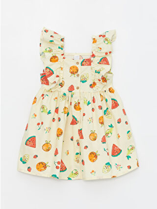 Açık Sarı Baskılı