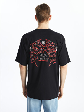 XSIDE Crew Neck House Of The Dragon Printed Jersey Men's T-shirt
