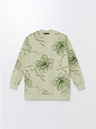 لون أخضر فاتح مطبوع