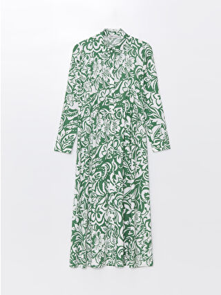 لون أخضر متوسط مطبوع