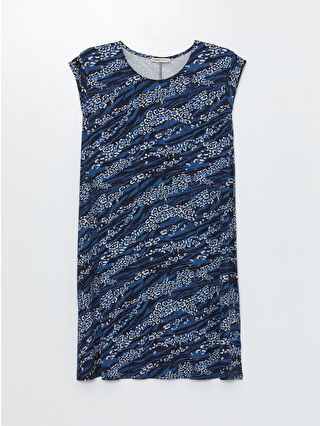 Dark Navy Printed