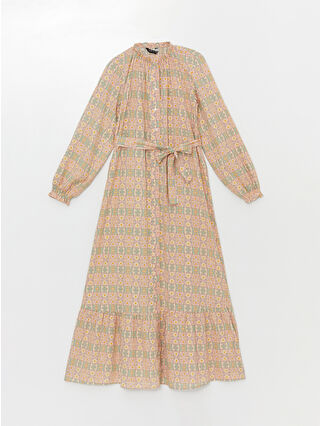 Canlı Pembe Baskılı