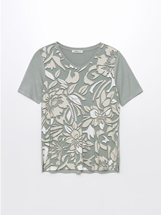 Mint Green Printed