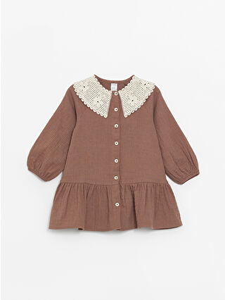 【公式】アクセサリーの激安通販 Peter Girls' Baby Pan -S4JA98Z1-GTA Dress Sleeve Long Collar バッグ