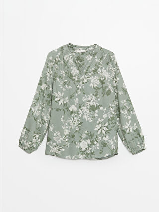 Mint Green Printed