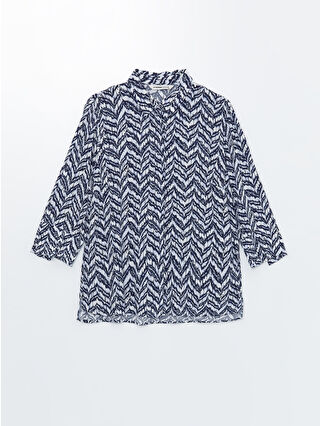Navy Printed