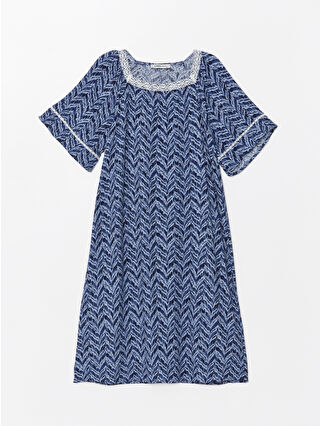 Navy Printed