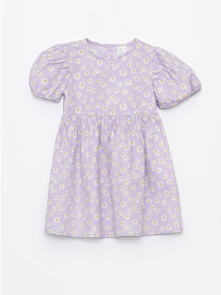 لون ليلكي داكن مطبوع