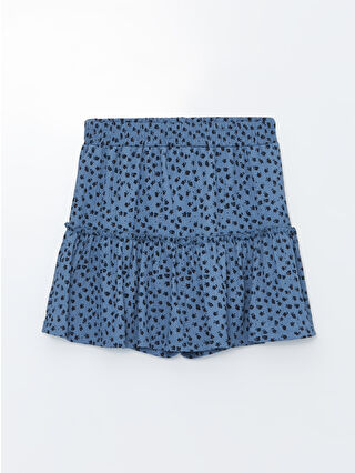 لون أزرق باهت مطبوع