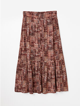 لون أحمر ساطع مطبوع