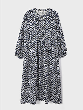 Navy Printed