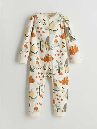 Açık Bej Baskılı