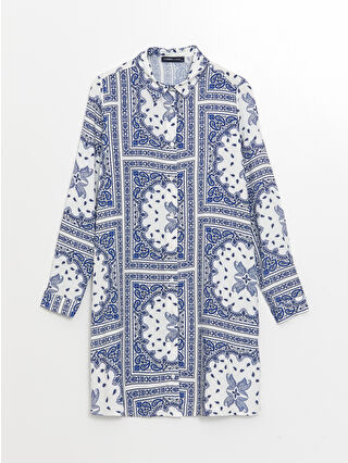 لون كحلي ساطع مطبوع