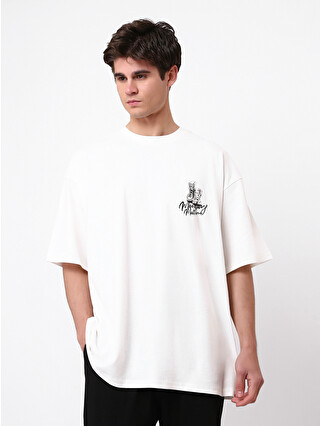 XSIDE Crew Neck Printed Short Sleeve Men's T-shirt - S4KF21Z8-R9J