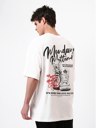 【SALE中】Knosis Tシャツ XXL 初期Tee 白 ホワイト XSIDE Crew Neck Printed Short Sleeve Men's T-shirt - S4KF21Z8-R9J