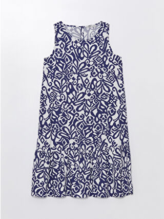 لون أزرق باهت مطبوع